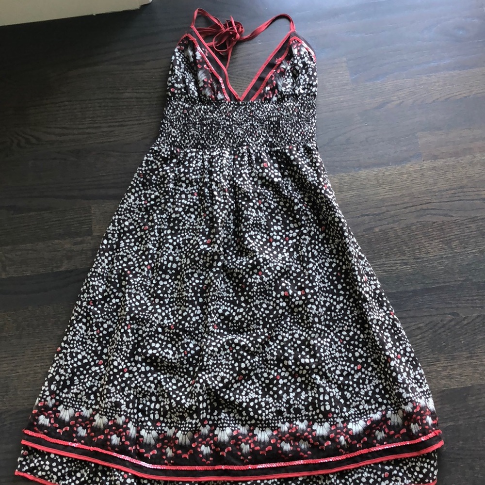 Amazingly detailed halter dress by susana Monaco